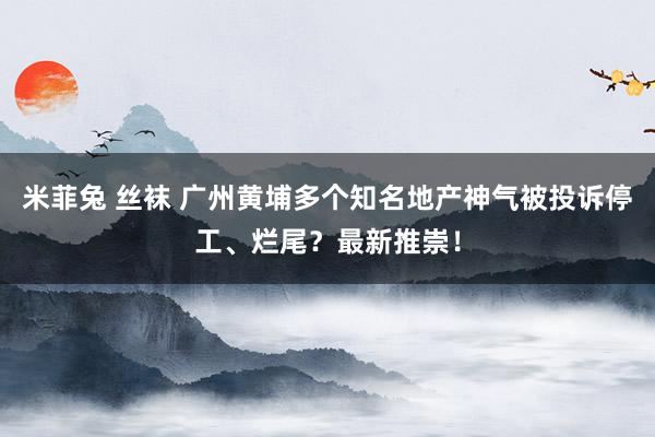 米菲兔 丝袜 广州黄埔多个知名地产神气被投诉停工、烂尾？最新推崇！