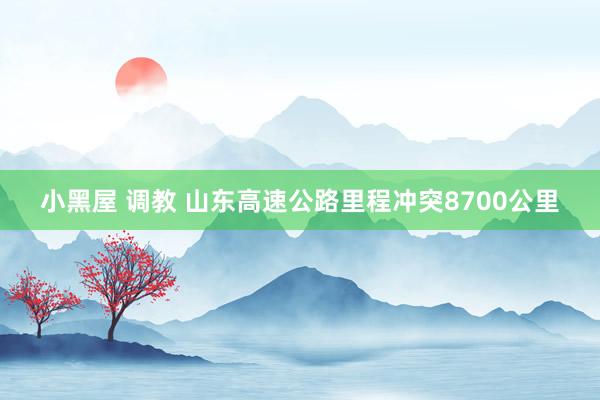 小黑屋 调教 山东高速公路里程冲突8700公里