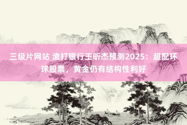 三级片网站 渣打银行王昕杰预测2025：超配环球股票，黄金仍有结构性利好