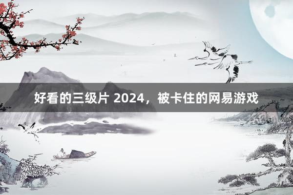 好看的三级片 2024，被卡住的网易游戏