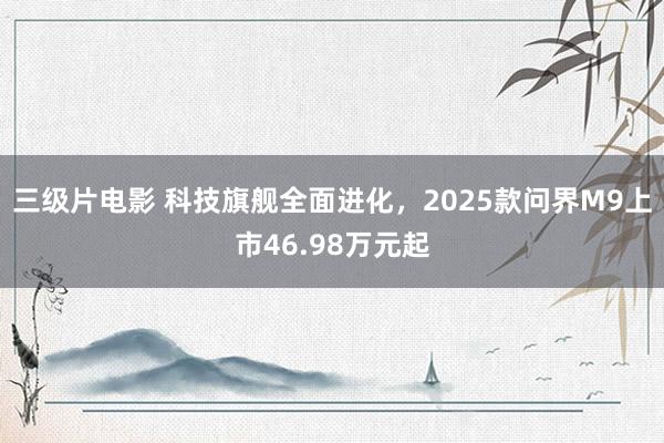 三级片电影 科技旗舰全面进化，2025款问界M9上市46.98万元起